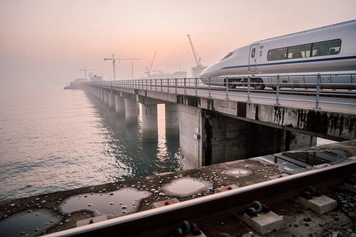 Cina, il treno bala sottomarino sotto il Mar di Bohai: 250 km/h per collegare due città in pochi minuti