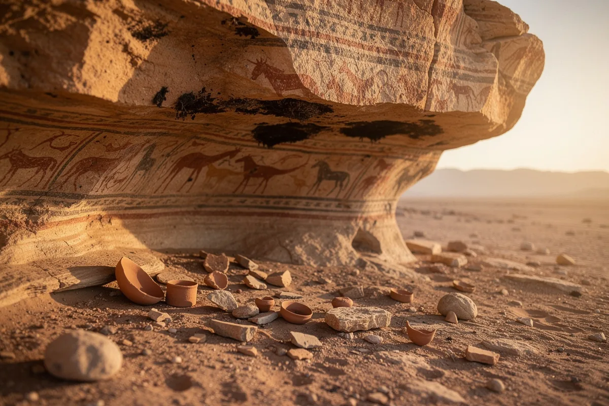 Scoperto nel sud del Sinai un rifugio roccioso con pitture rupestri di fino a diecimila anni